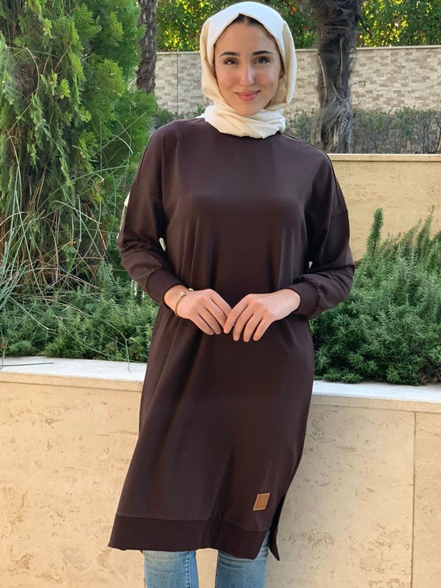 Moda Rosa Acı Kahve Soul Puane Uzun Sweat