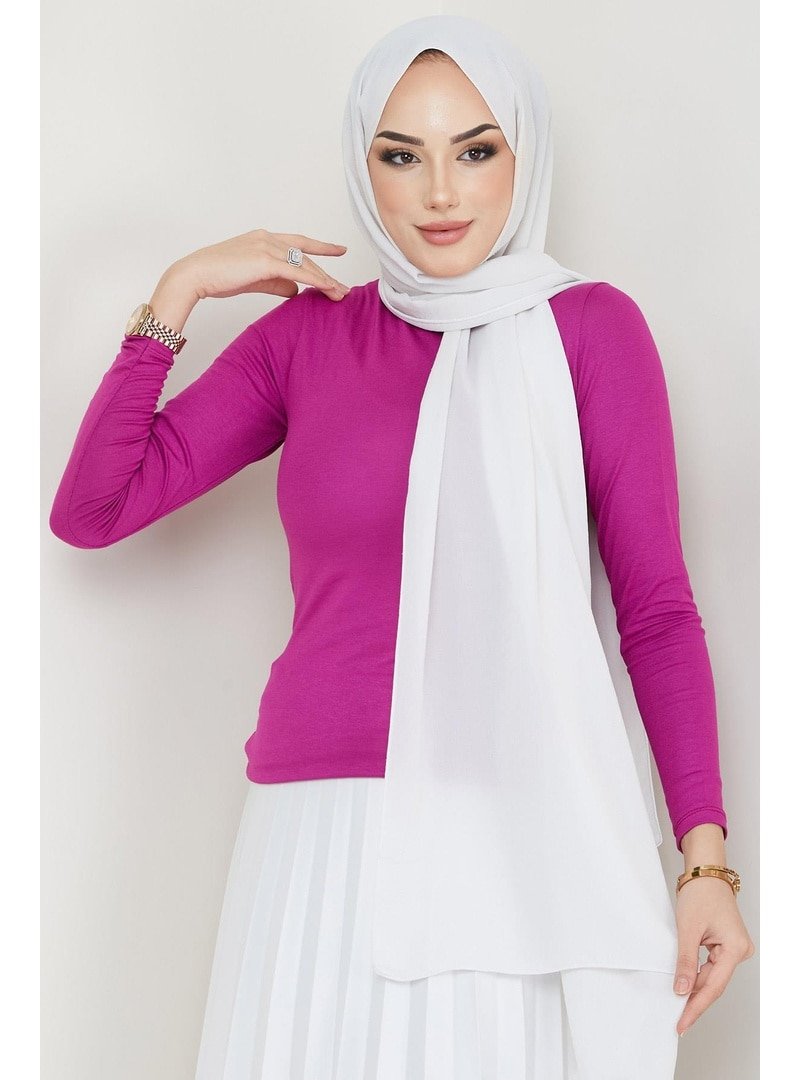Hafsa Mina Mor Balıkçı Yaka Body