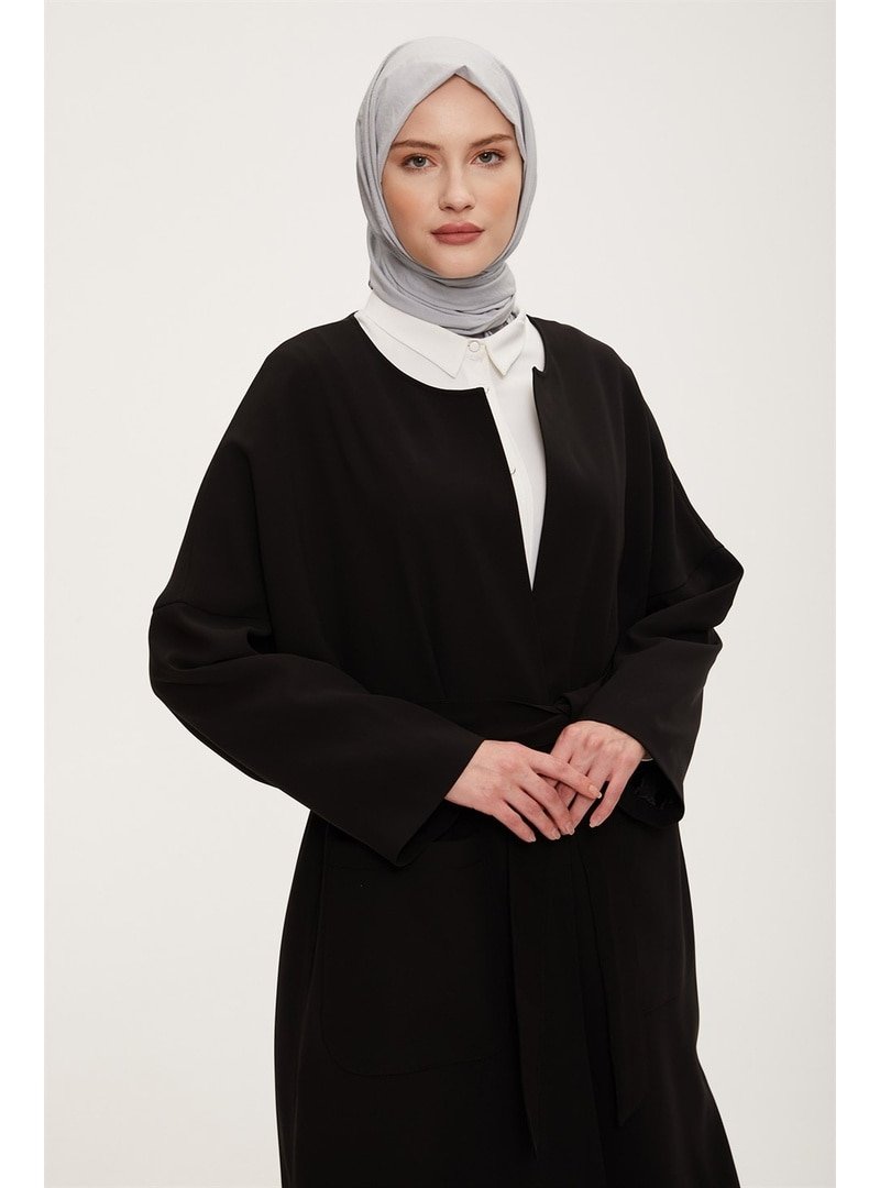 Armine Siyah Oversize Cepli Giyçık