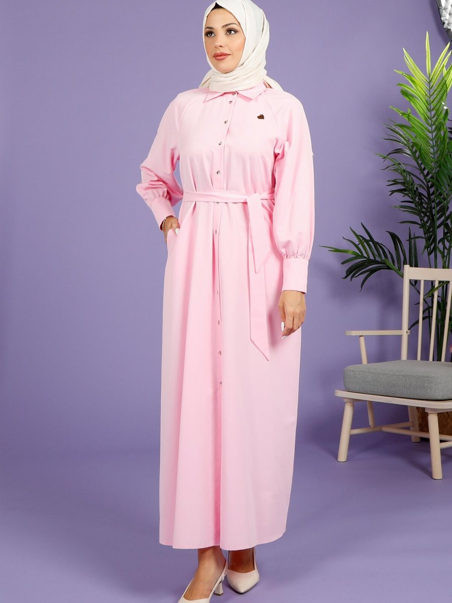 Beyza Pembe Tunik