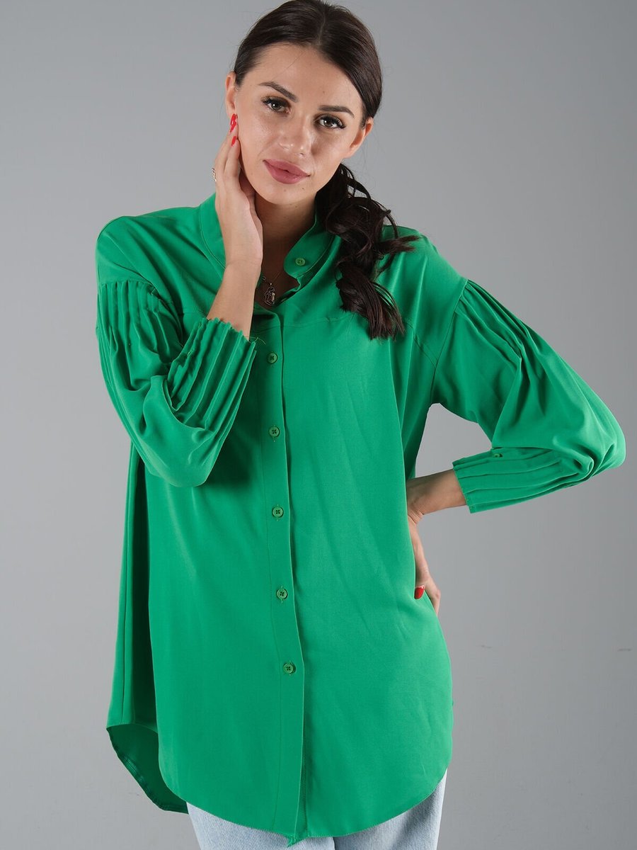 Ardanewline Benetton Kolları Piliseli Gömlek Tunik
