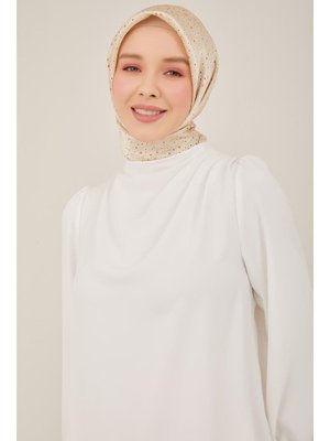 Armine Siyah Arina Biye Detay Gofre Etek