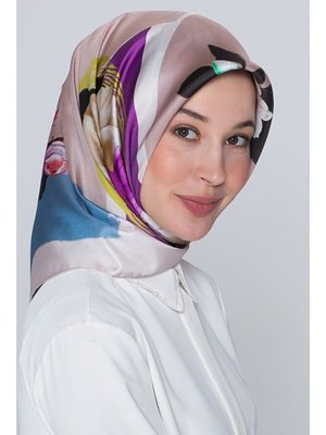 Armine Nostalji Twill İpek Eşarp
