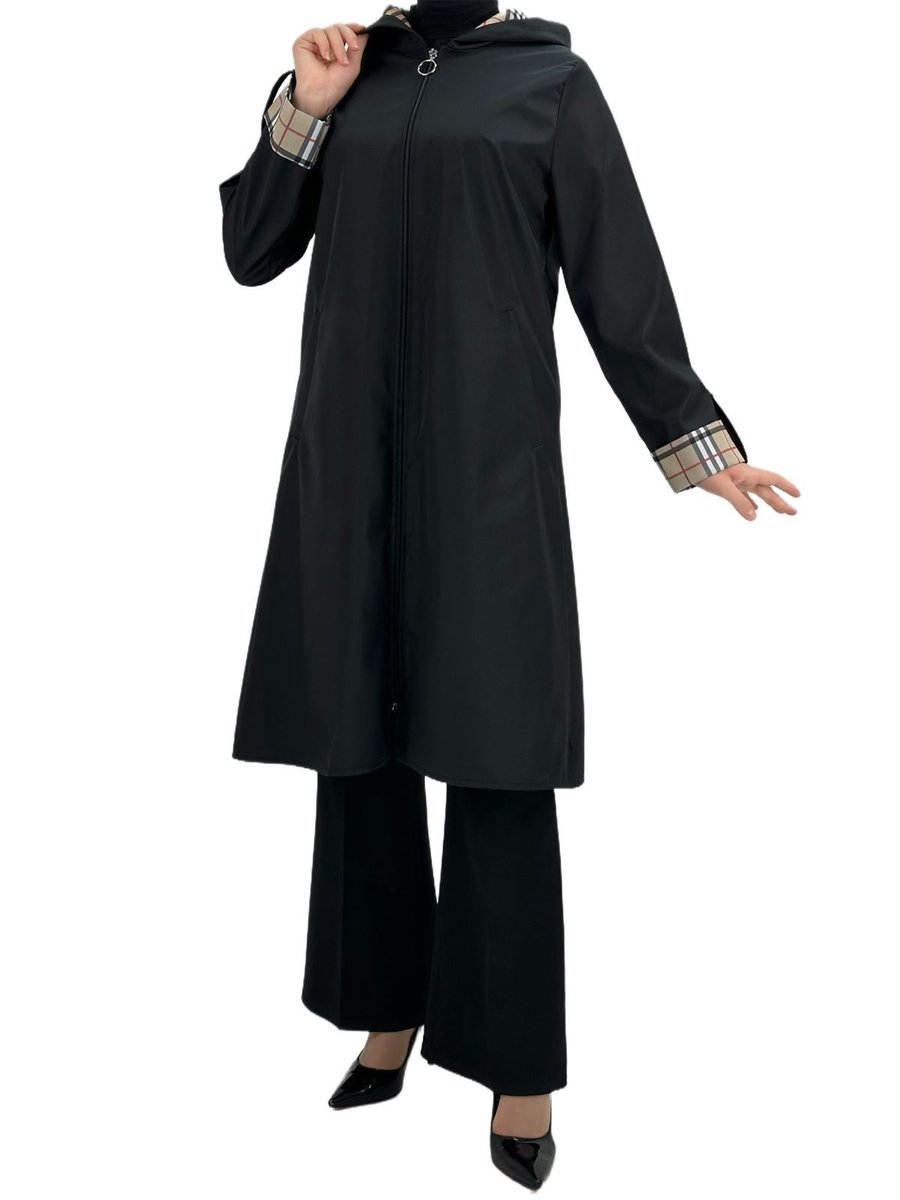 Ottoman Wear Trençkot Siyah