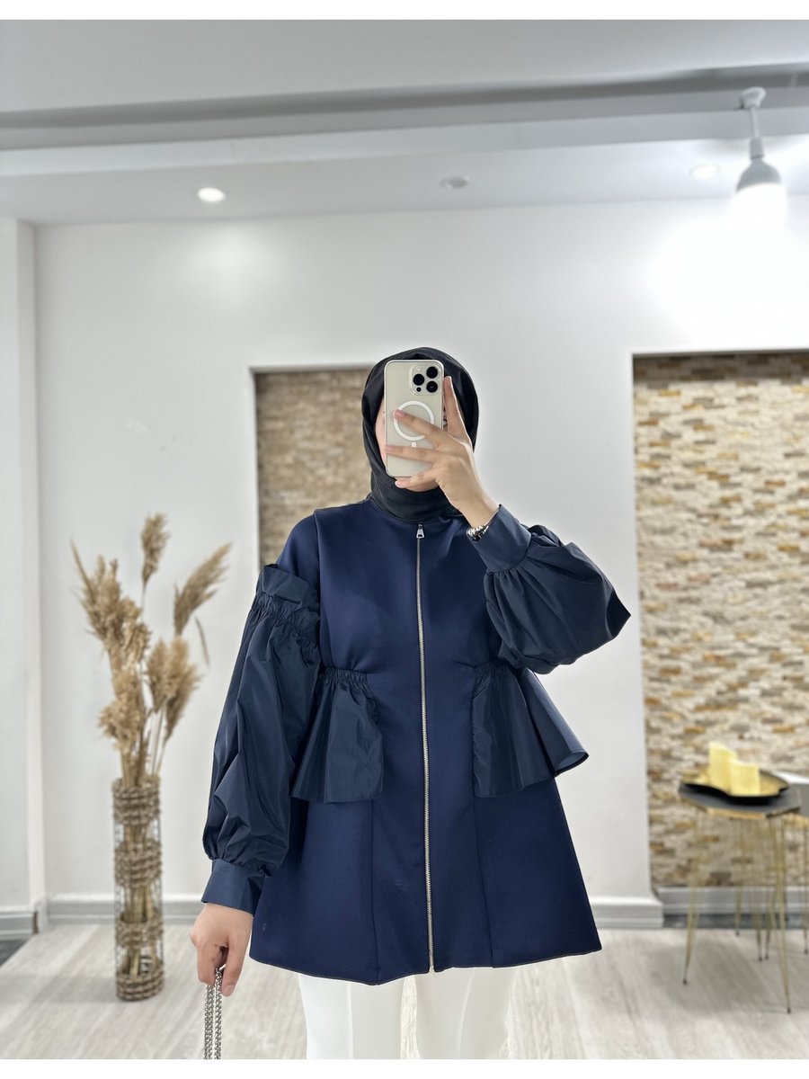 Bmk Boutique Scuba Kumaş Tasarım Ceket