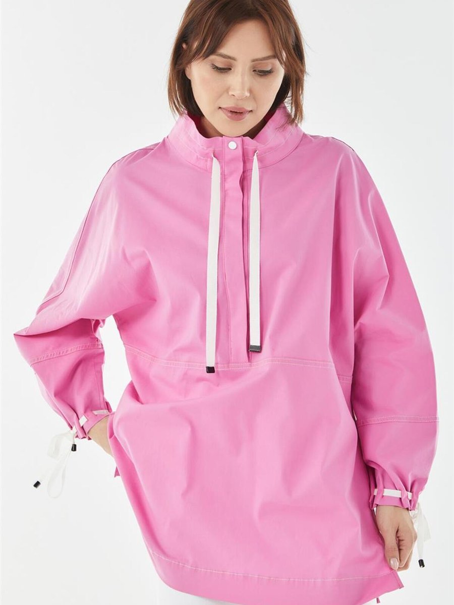 Kayra Bağcıklı Pembe Sweatshirt