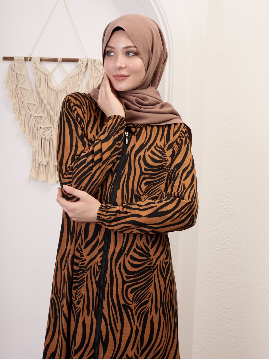 Kutay Collection Fermuarlı Namaz Elbisesi