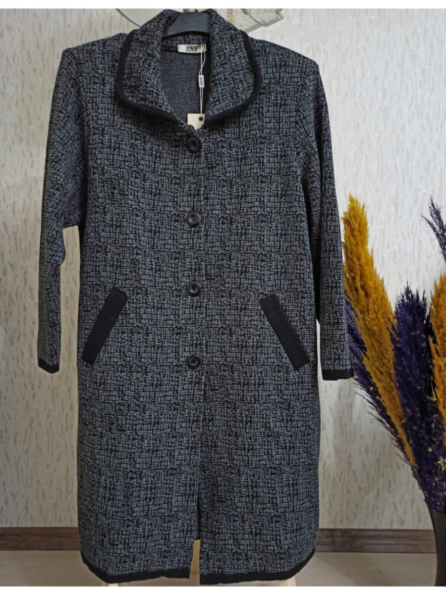 Ön-er Giyim Çelik Örgü Düğmeli Kışlık Triko Anne Ceket Hırka