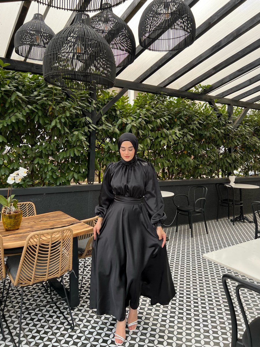 Kadner Lia Abiye Elbise Siyah