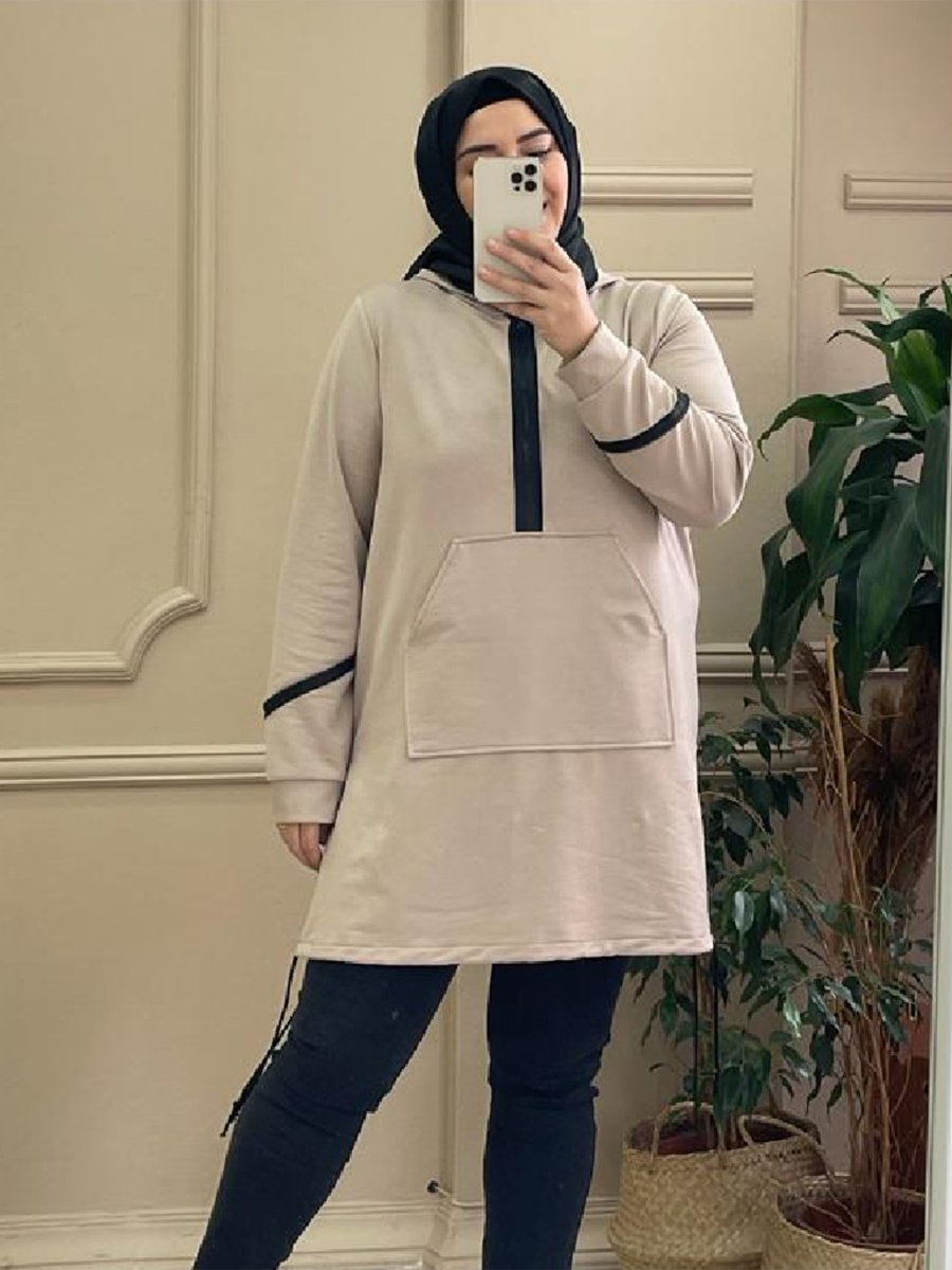 Emsale Tunik Alvin | Camel Ems