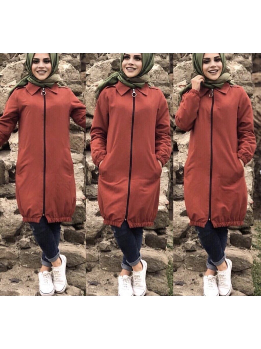 Yaren Moda Midi Boy İçi Kapitone Mont