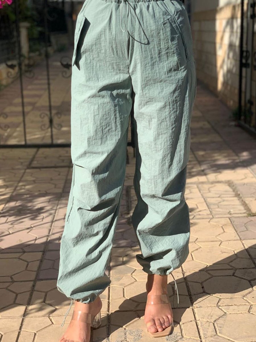 Moda Rosa Çağla Paraşüt Jogger Pantolon