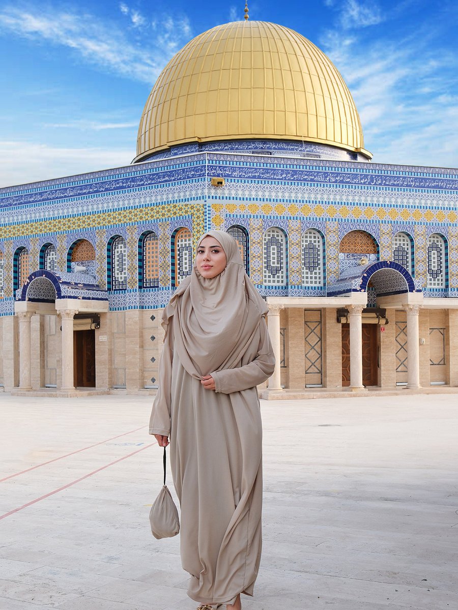 Locco Cantalı Tek Parca Namaz Elbısesı Tas