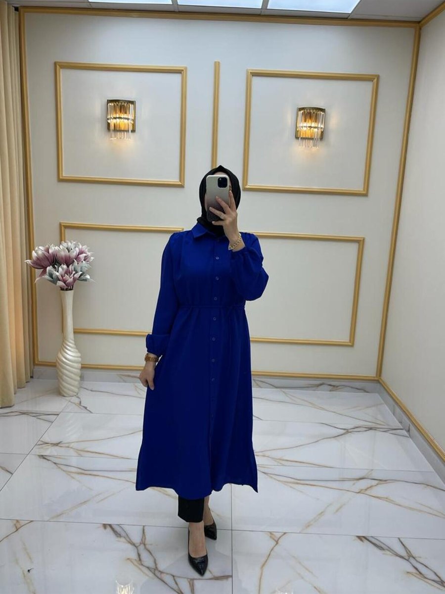 Sinanur Kadın Mavi Tunik 3074