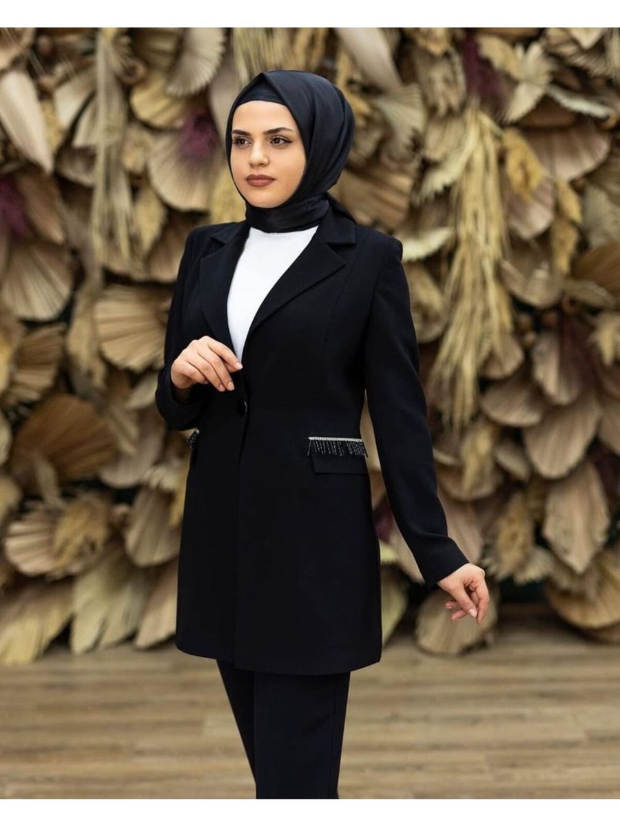Elif Ergün Tekstil Qys Blazer Ceket #22 08#