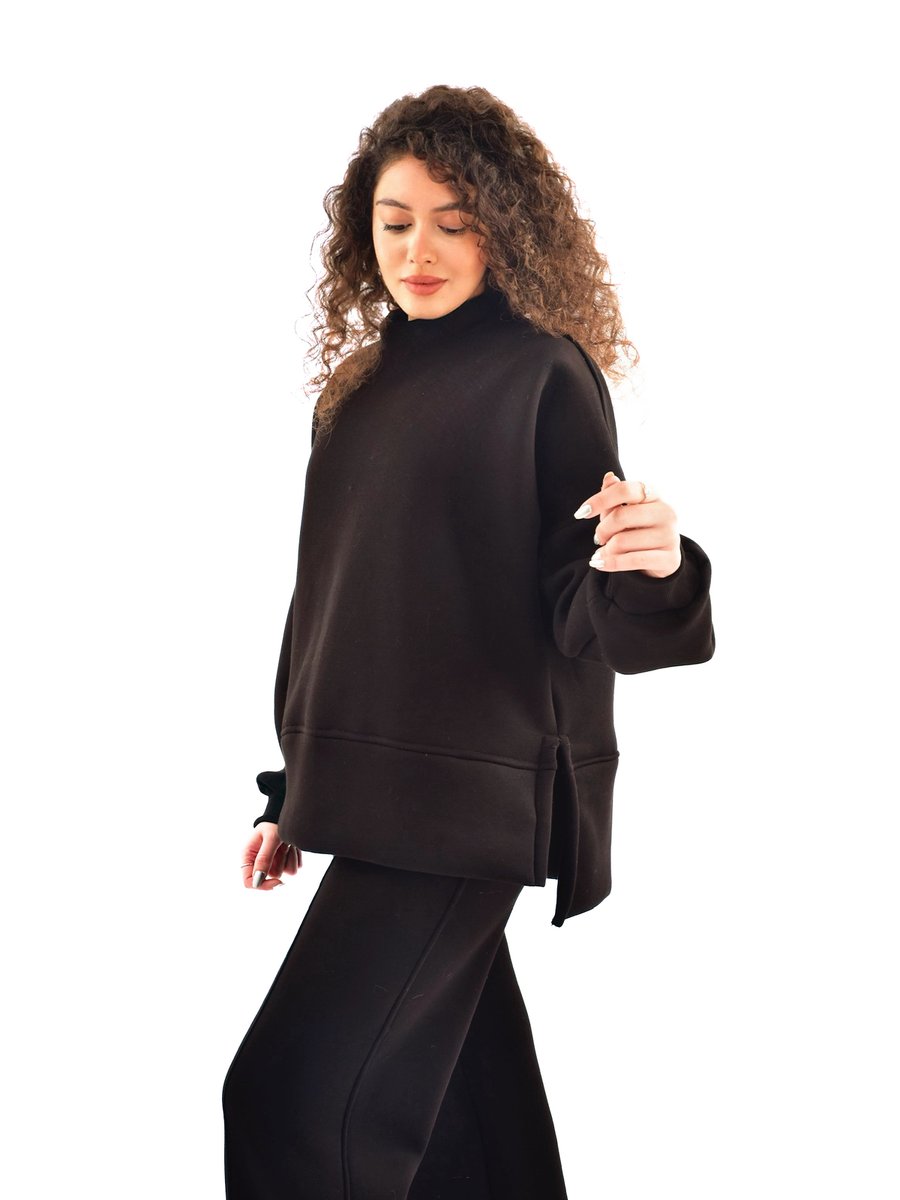 Claya Collection Siyah Oversize Eşofman Takımı