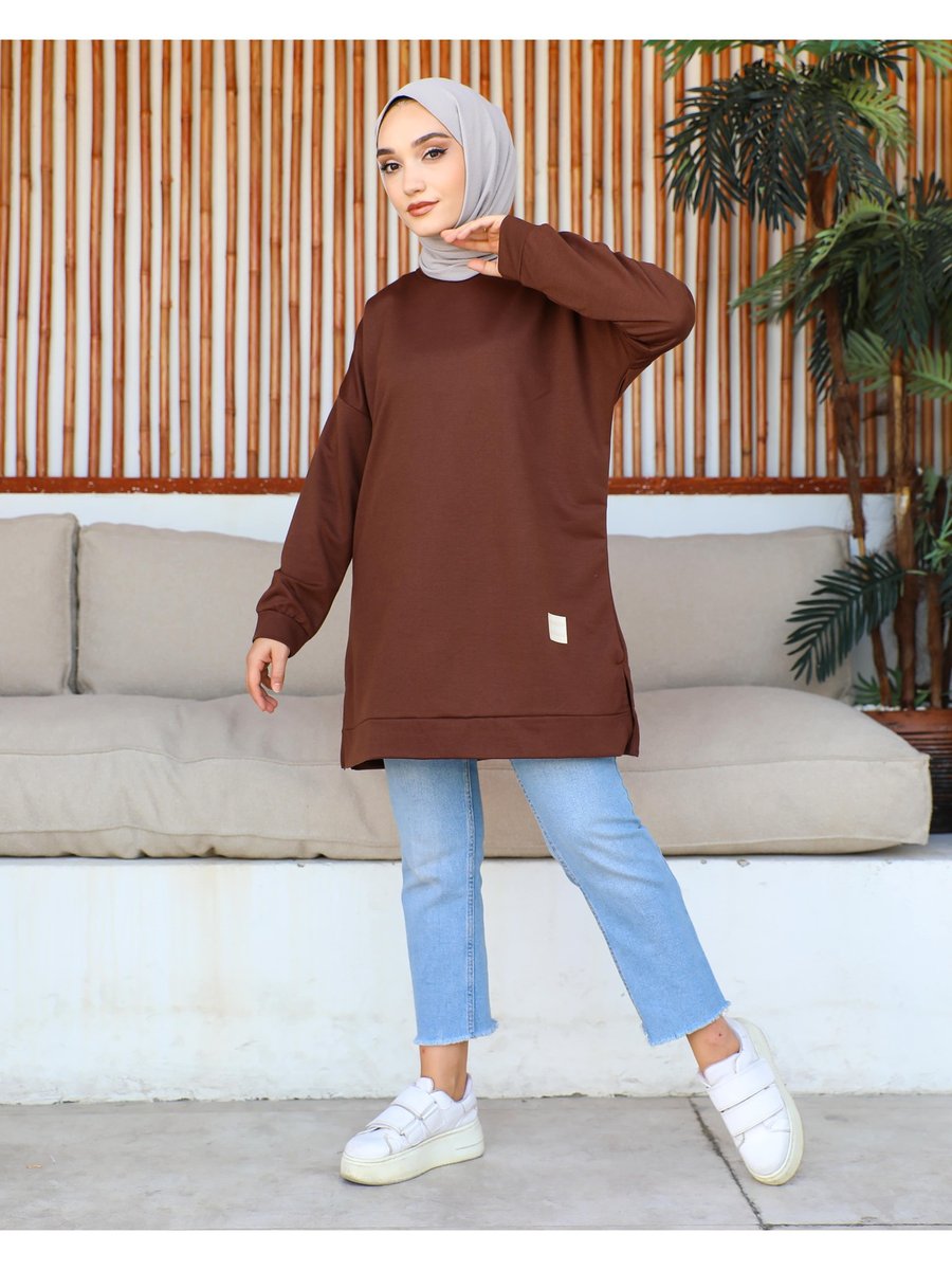 Vita Fashion Tunik/iki İp Basic Sweatshirt