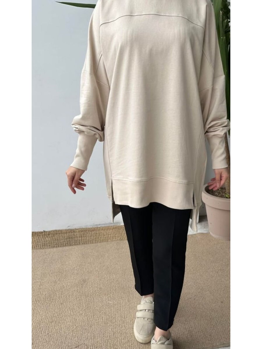 Sagaa Basic Sweatshirt Bej