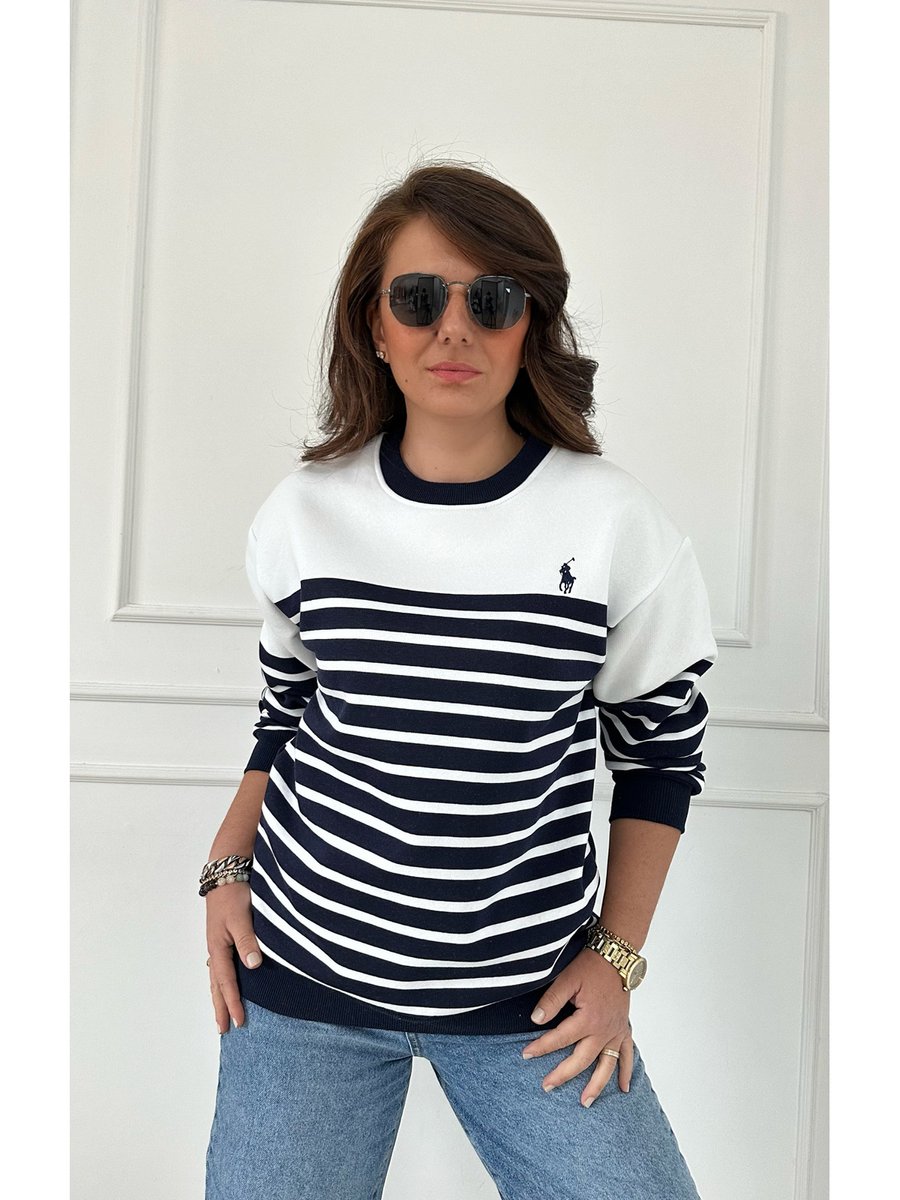 Moda Pena Oversize Sweatshirt