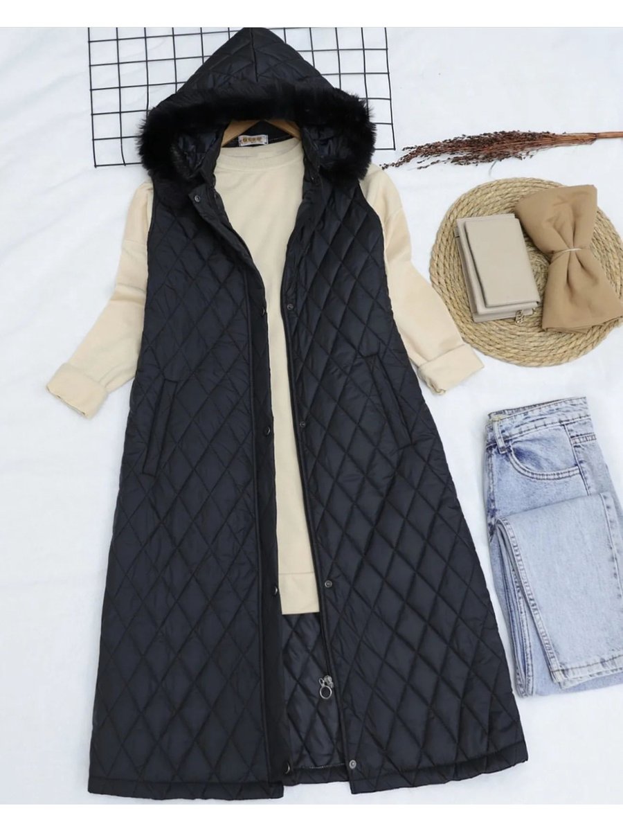 Berra Butik Yeni Sezon Tesettür Kapitone Yelek