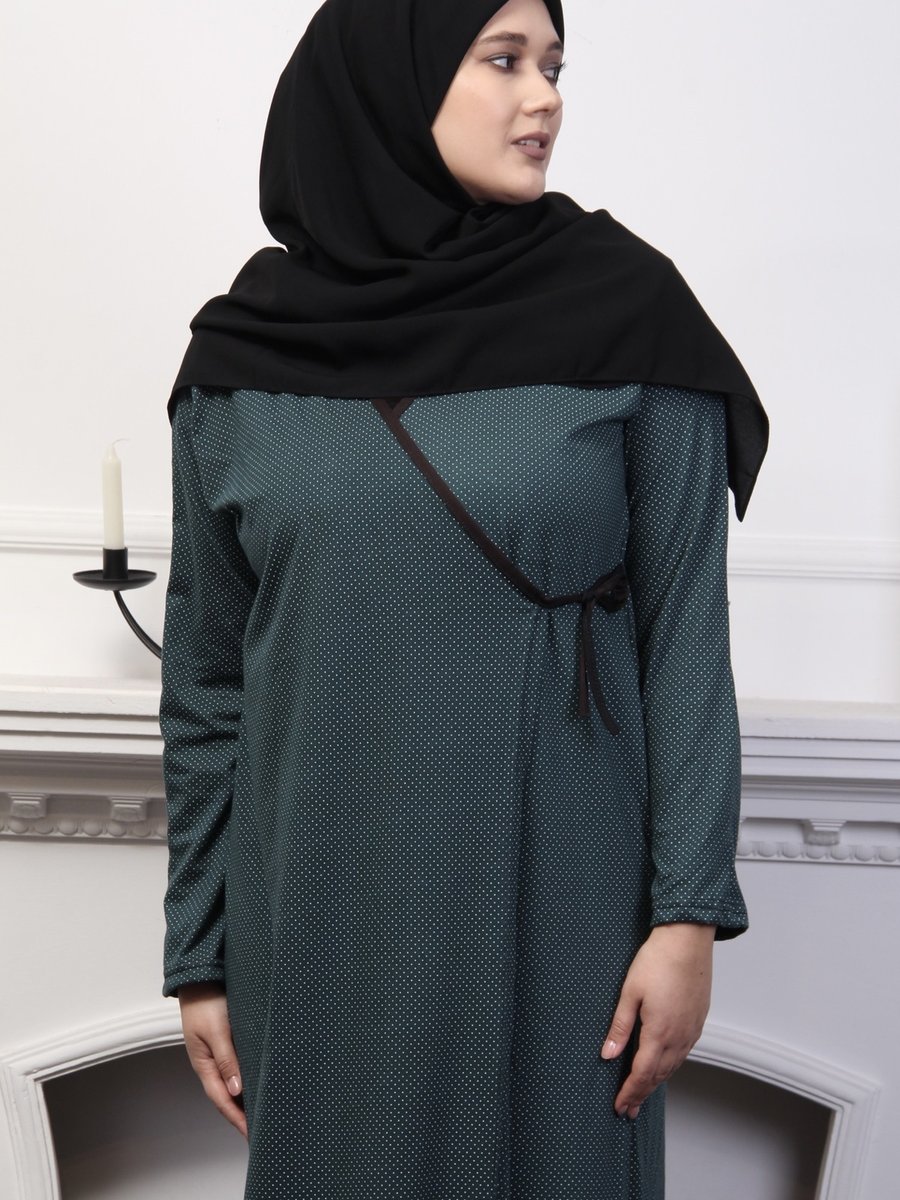 Kutay Collection Yandan Bağlamalı Pamuklu Namaz Elbisesi