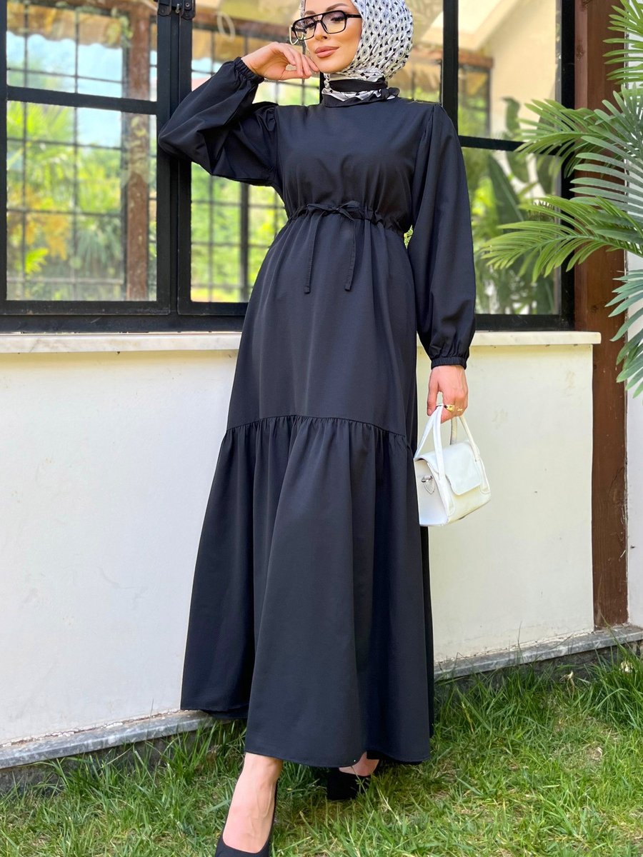 Tofisa Sıyah Elbise