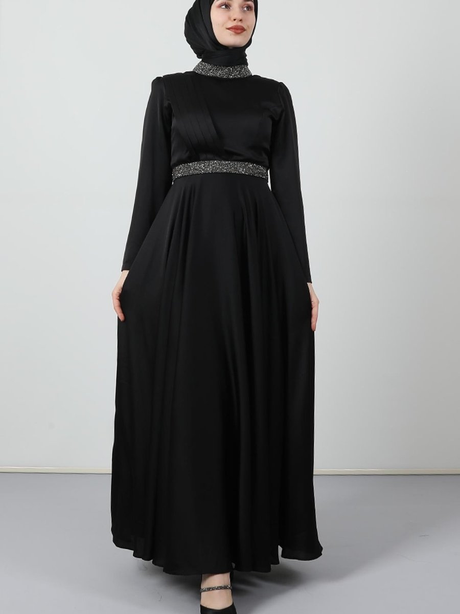 Giza Giyim Abiye Elbise Siyah