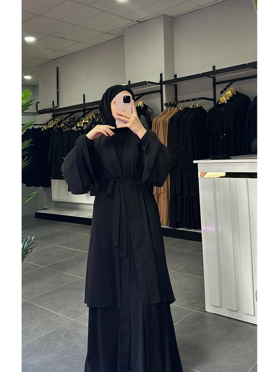 Nakşidil Abaya Ferace İki Katlı