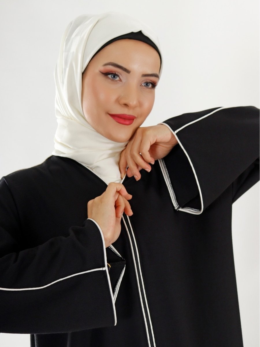 Eurasia Fashion Siyah Şık Spor Abaya