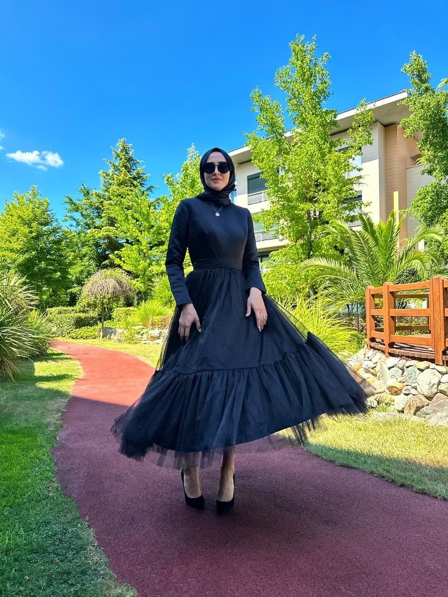 Binbir Atölye Siyah Caroline Elbise