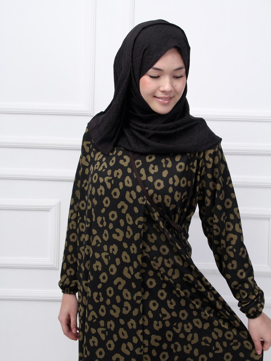 Kutay Collection Bağlamalı Pamuklu Namaz Elbisesi