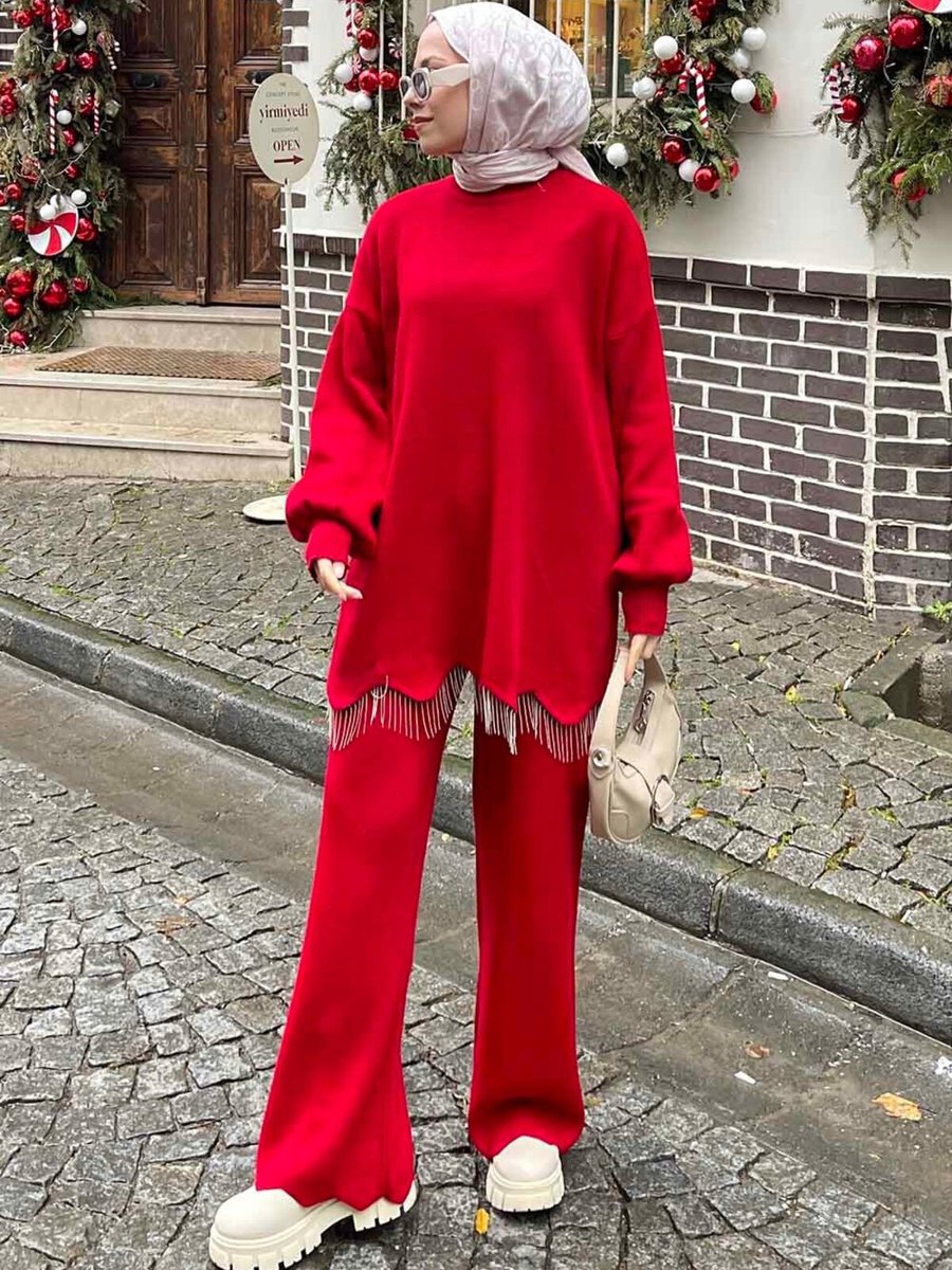 Lamelif Zincir Detaylı İkili Takım