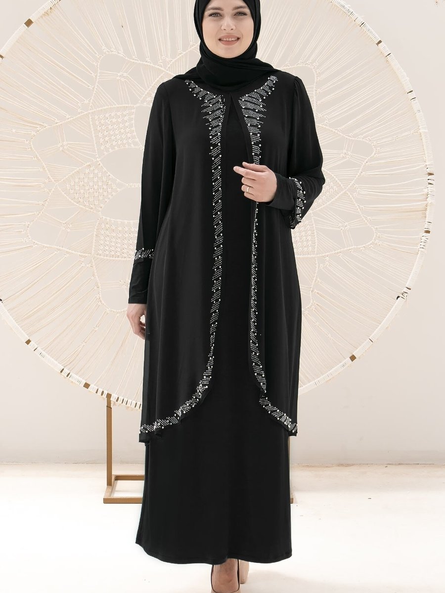 Fahima Adalya Abiye Elbise Siyah