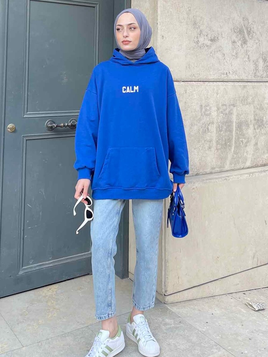 Lamelif Calm Baskı Detaylı Sweatshirt