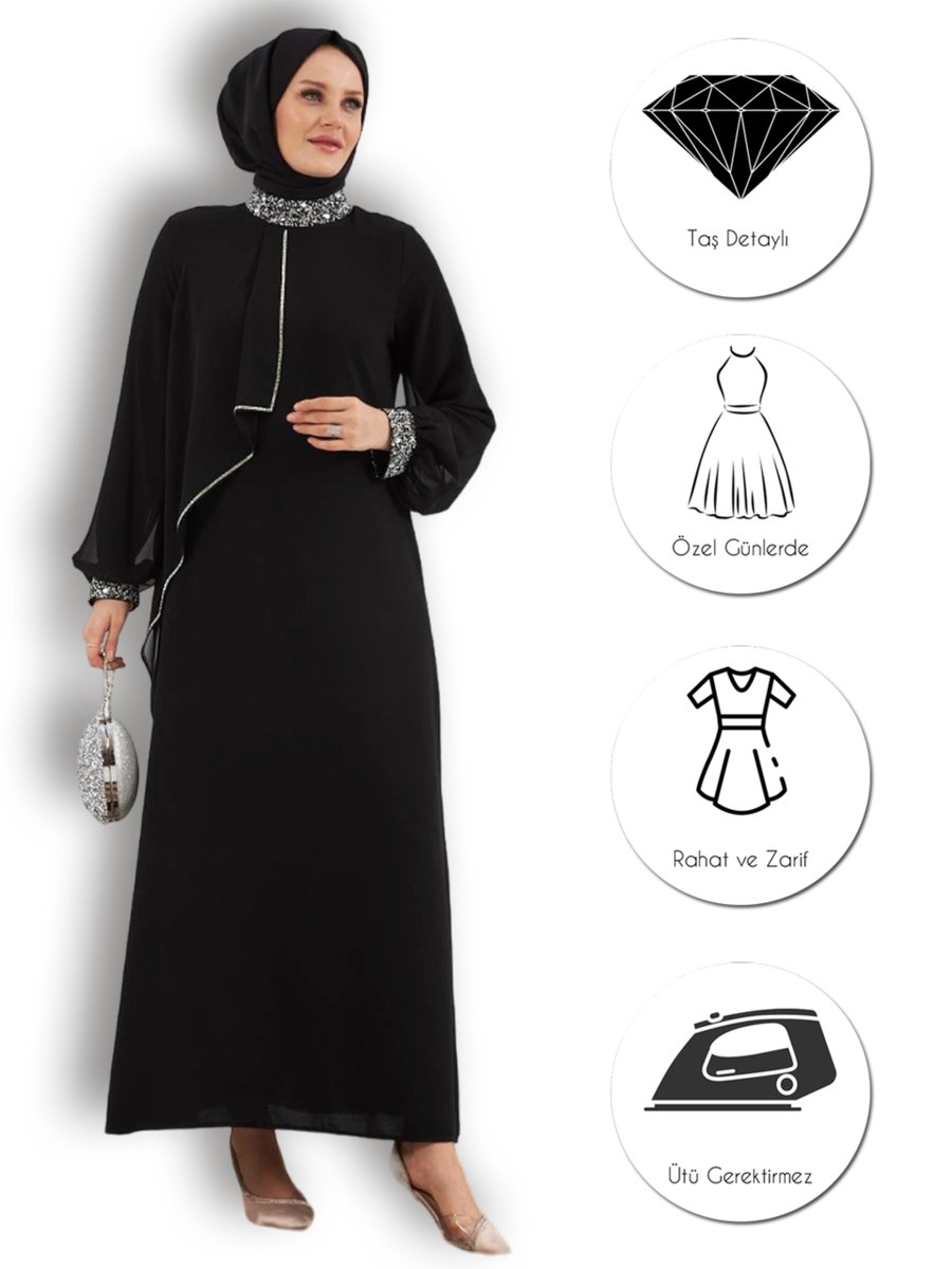 03kızkulesıteks Taş İşlemeli Son Model Abiye Elbise Yeni Çıkan Nişan Ve Kapalı Söz Kıyafeti