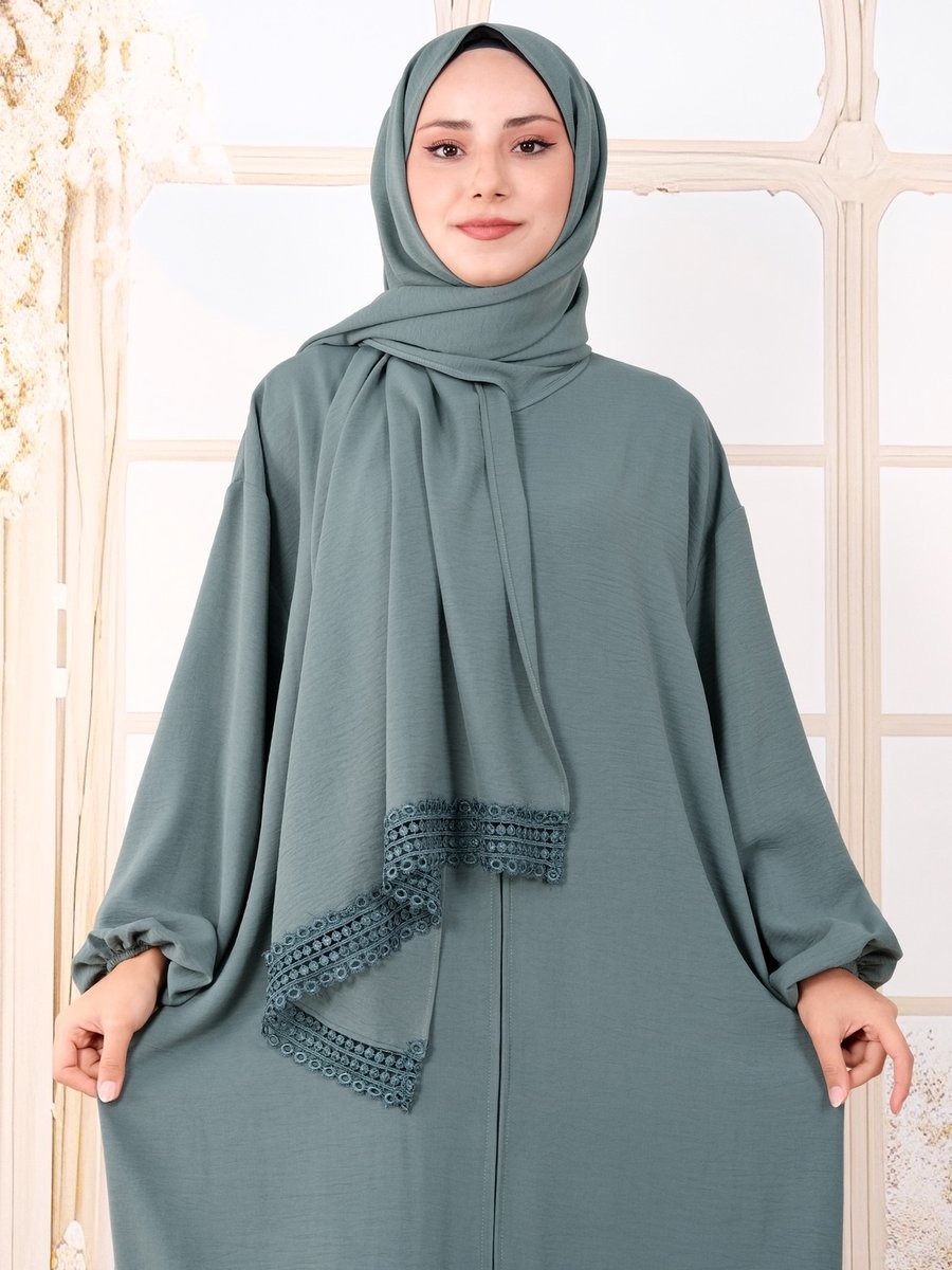 Rimel Moda Namaz Elbisesi Mint