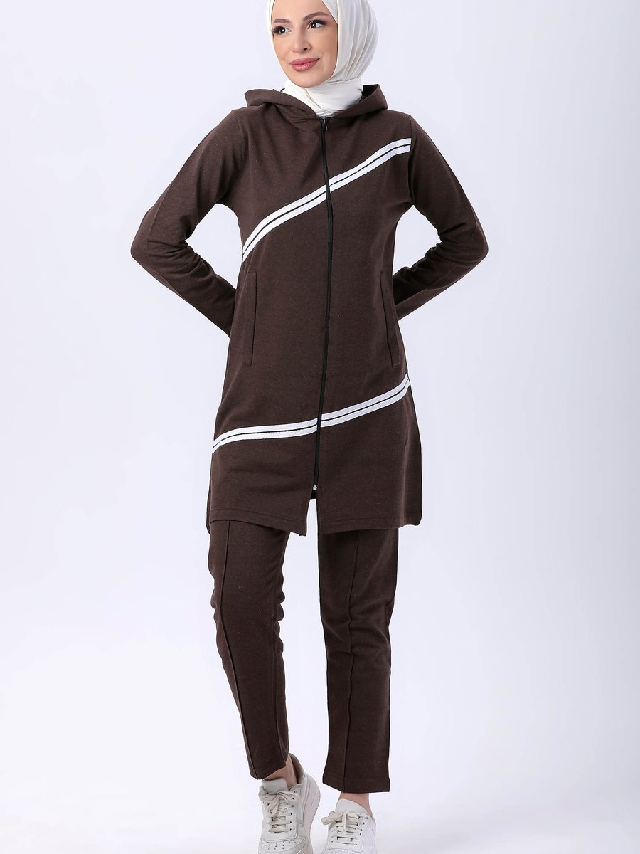 Tofisa Kahve Tunık Pantolon