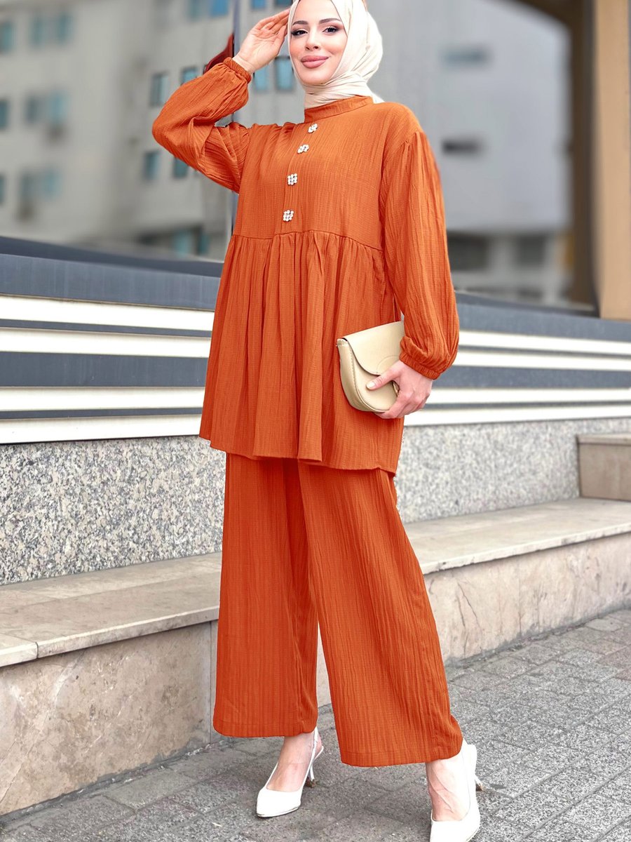 Tofisa Oranj Tunik+pantolon