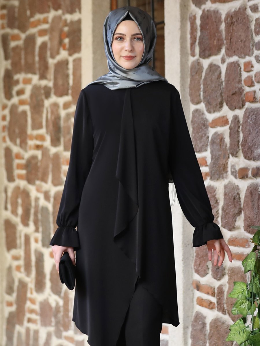 Elbenmoda Arya Nisa Tek Tunik & Siyah