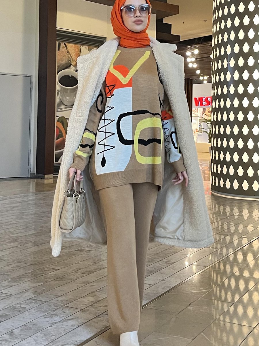 Tofisa Vızon Triko Tunik Pantolon