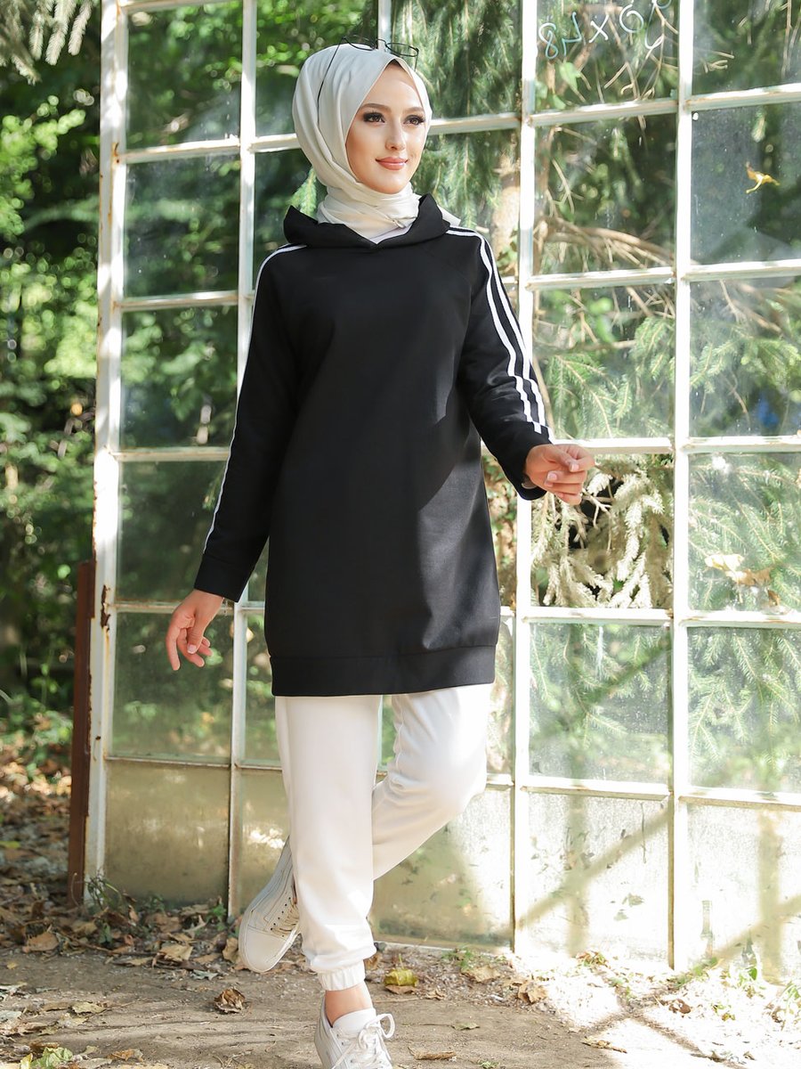 Tofisa Siyah Tunik