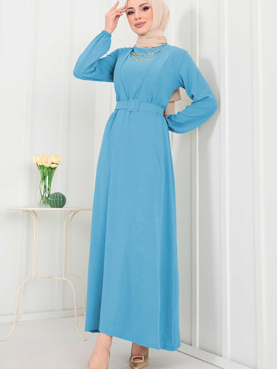 Tofisa Mavı Elbise