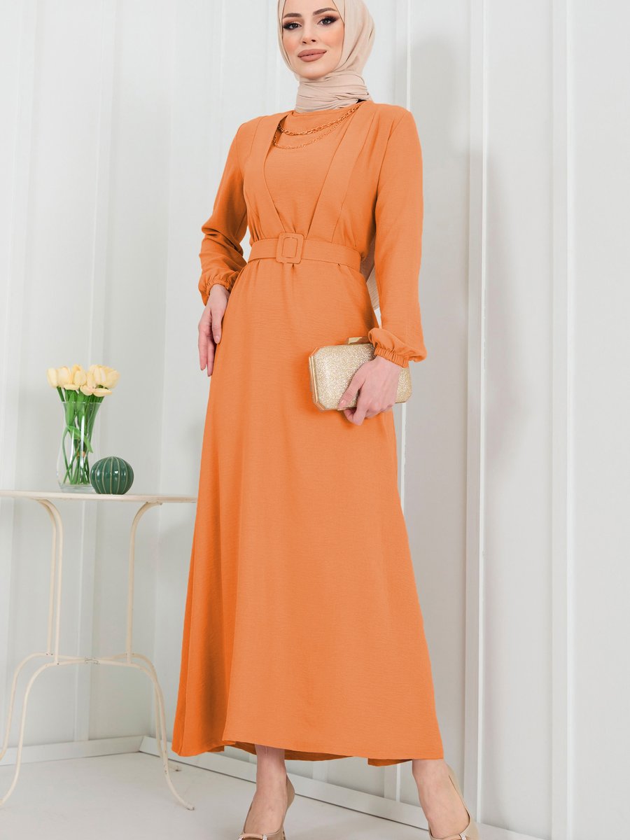 Tofisa Oranj Elbise