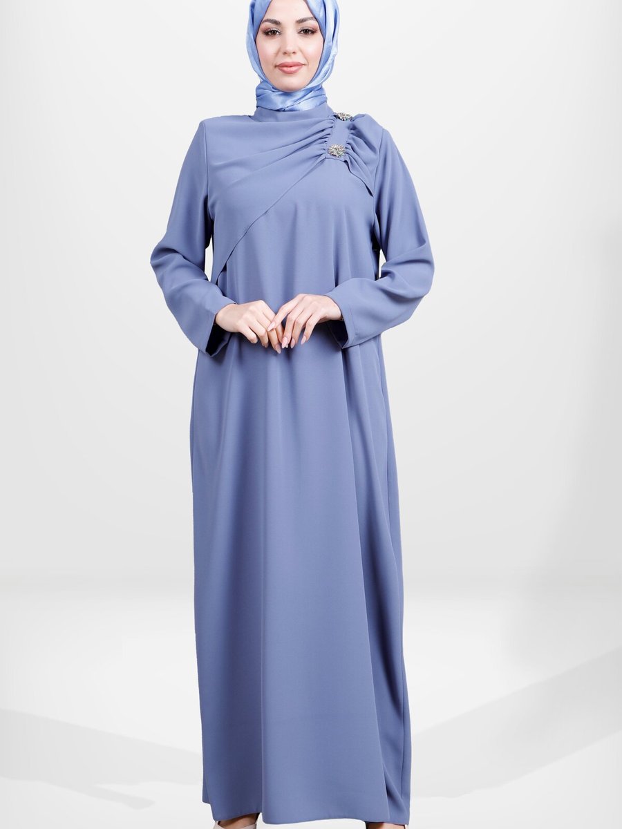 Beyza İndigo Elbise