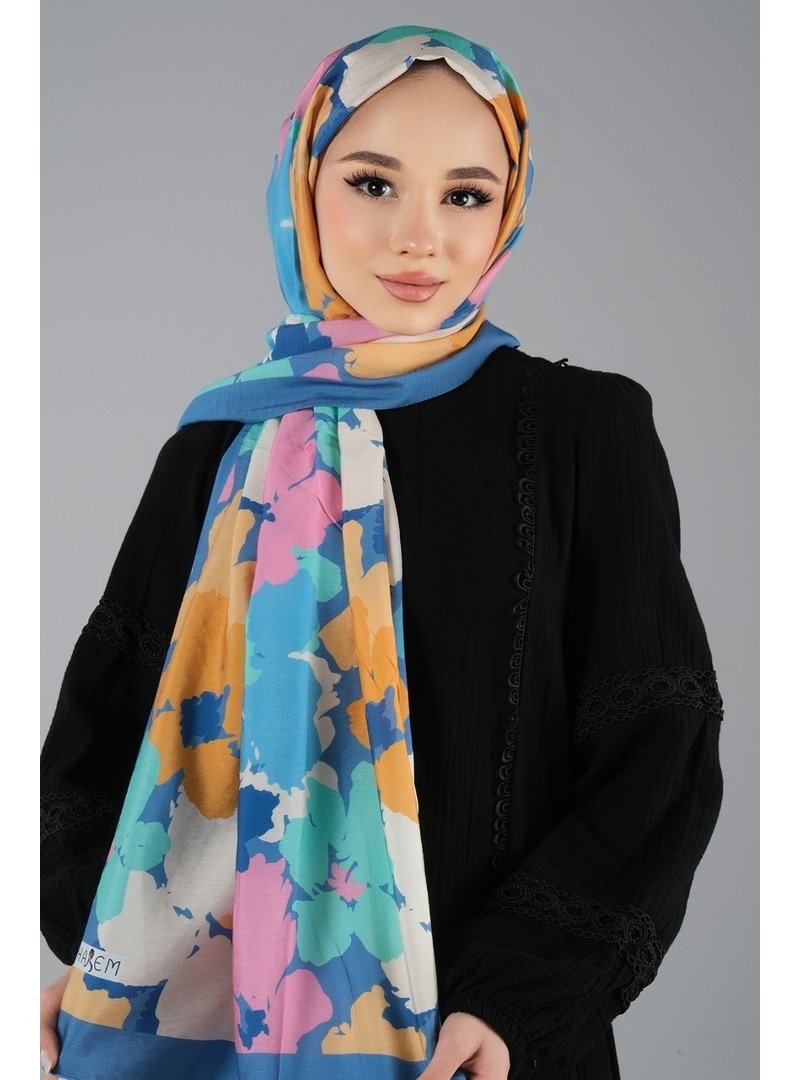 Harem Scarf Mavi Monaliza Şal