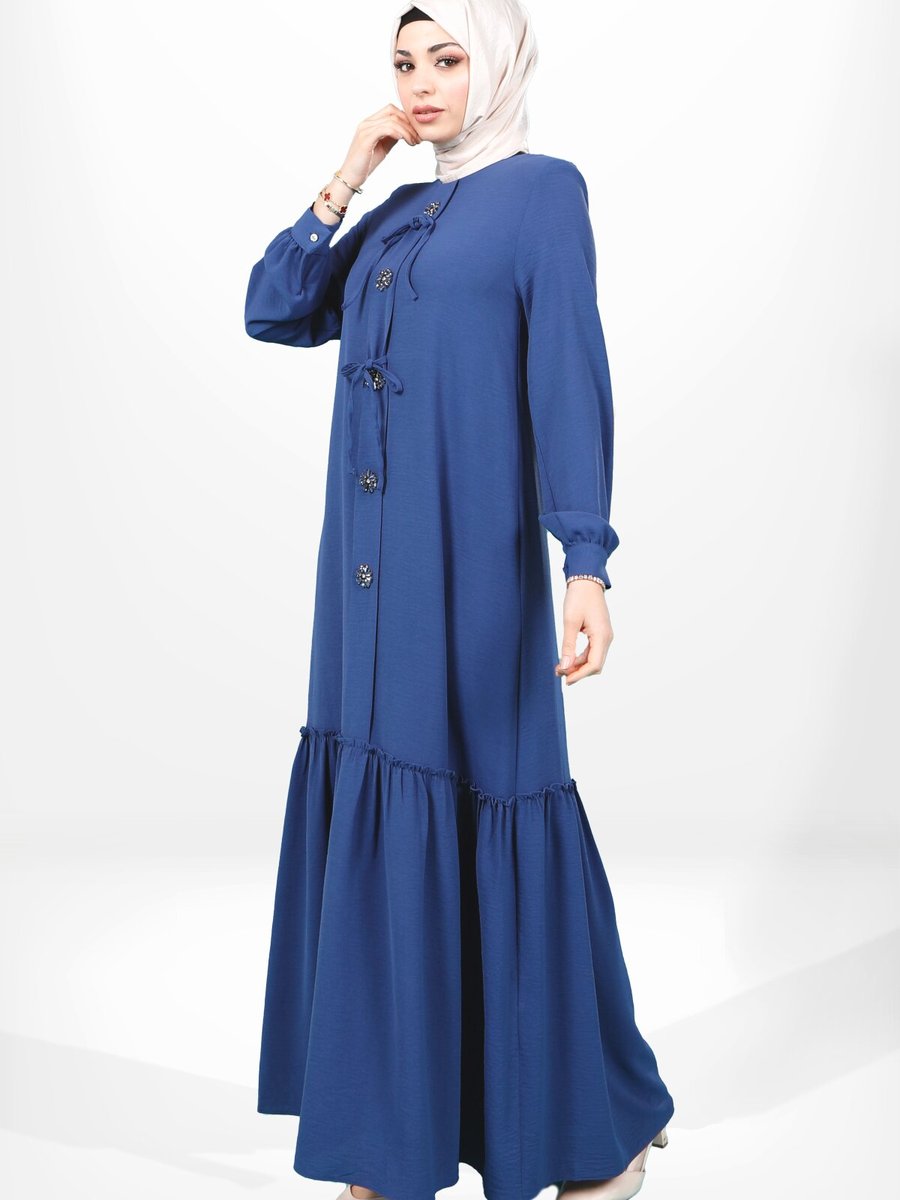 Beyza İndigo Elbise