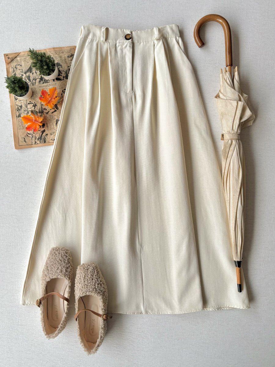 Ceylan Otantik Ekru Cotton Etek