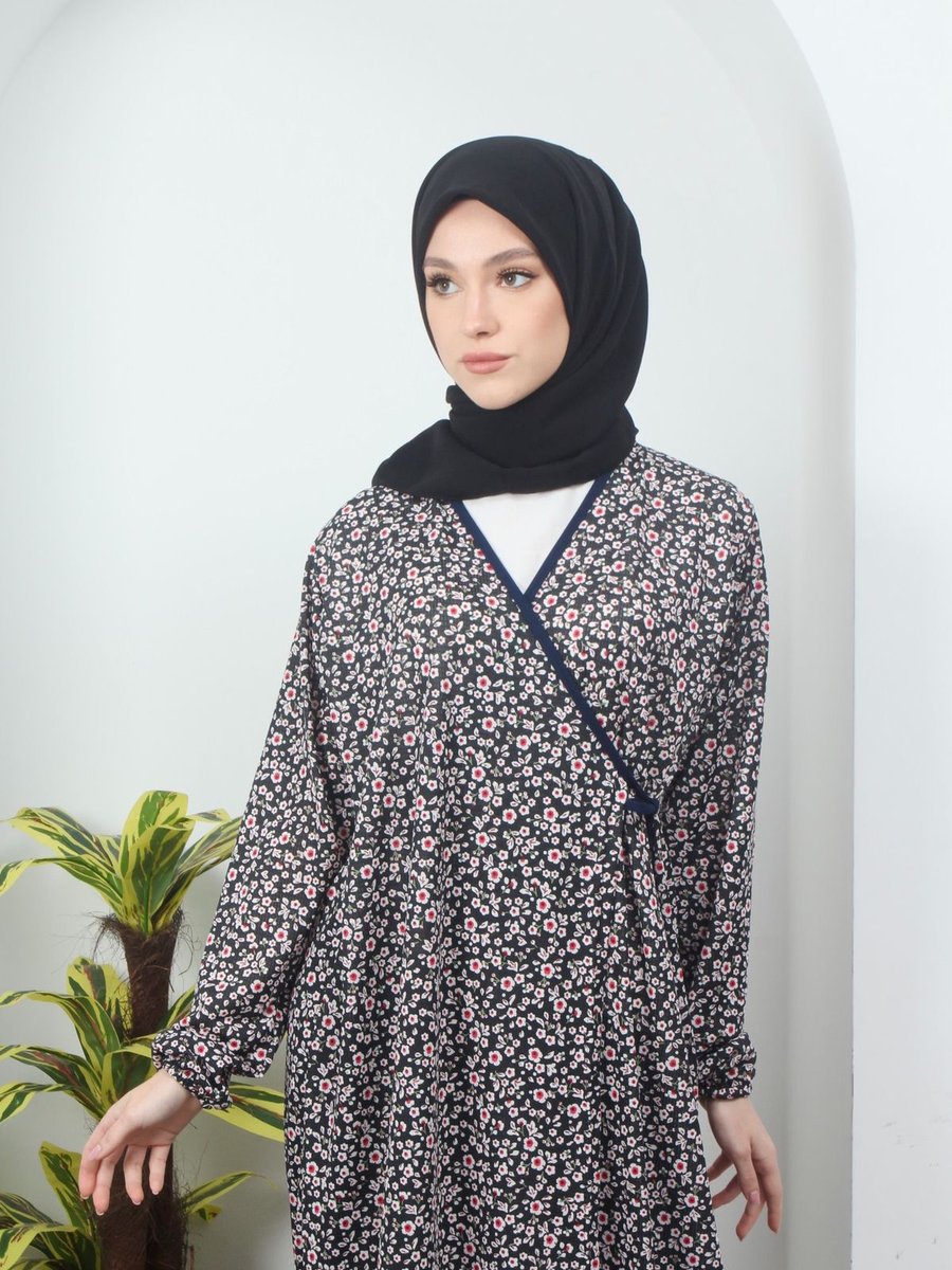 Kutay Collection Yandan Bağlamalı Namaz Elbisesi