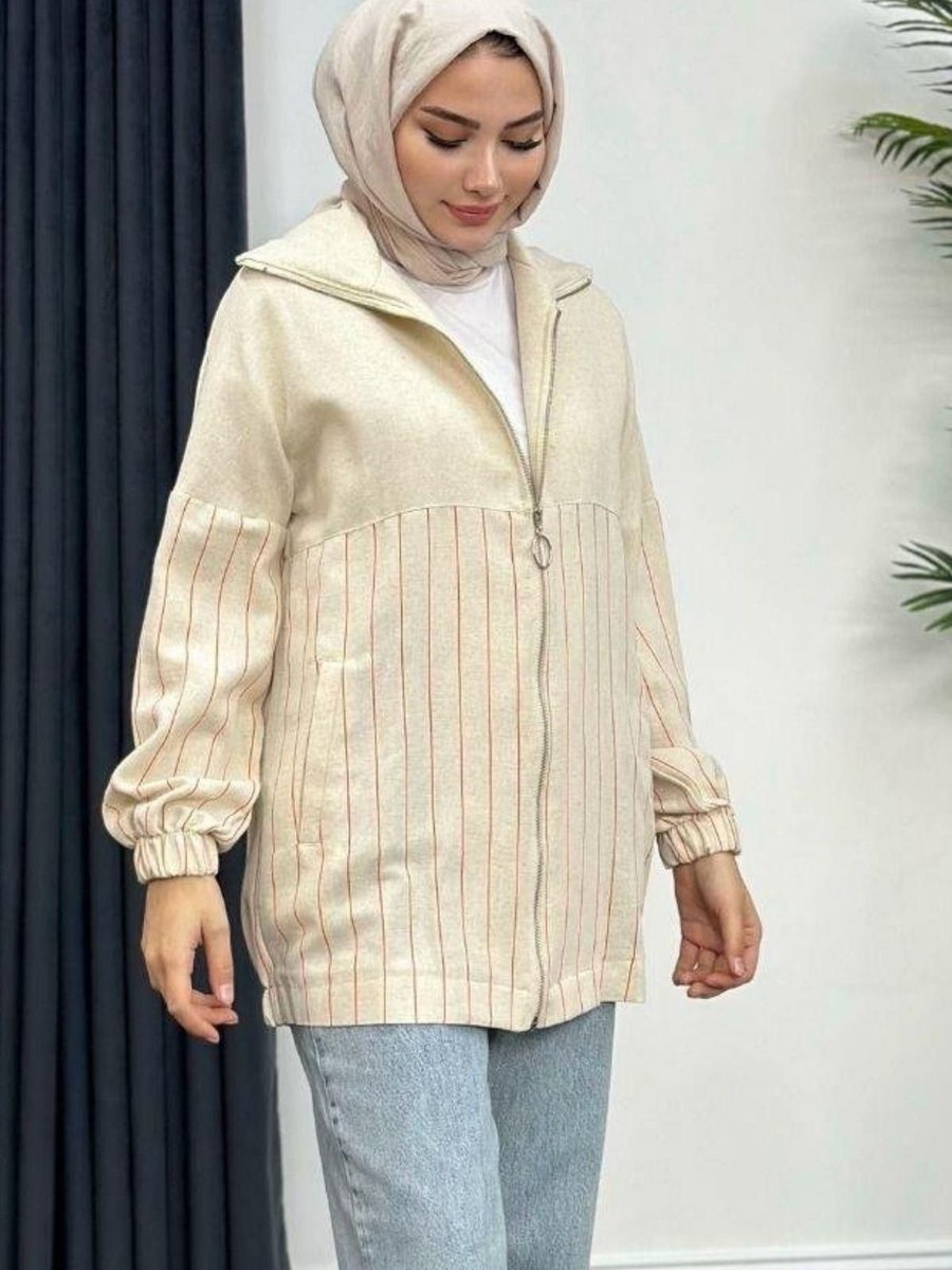 Haza Moda Melisa Ceket Turuncu