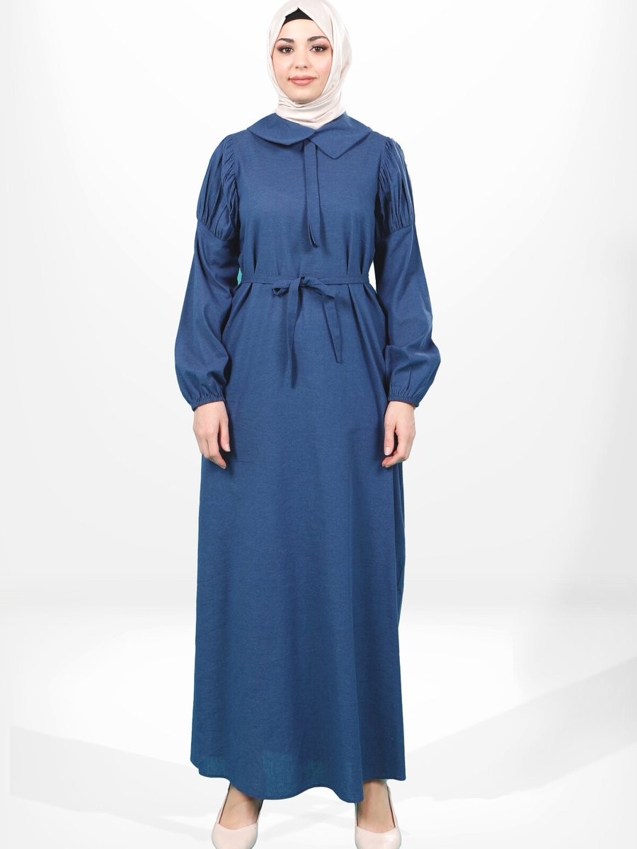 Beyza Lacivert Elbise
